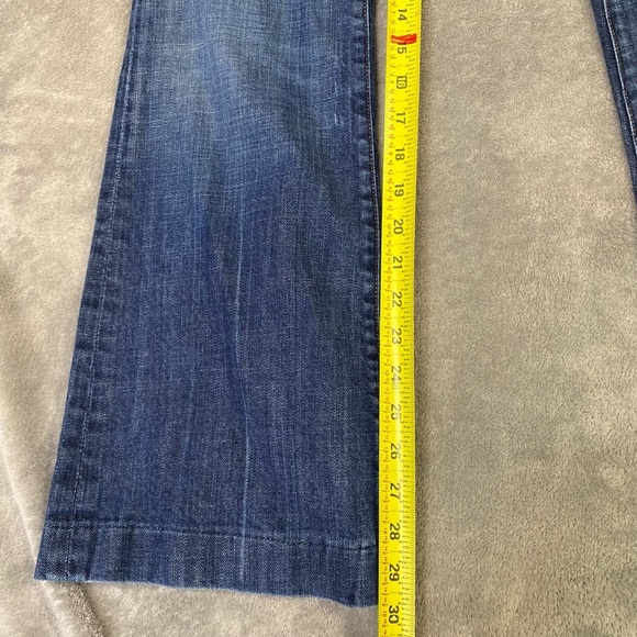 Citizens of Humanity Womens Low Waist Flared Jeans Size 28 Dark Wash Y2K - Picture 6 of 8